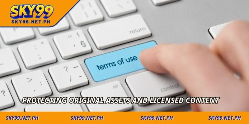 Protecting original assets and licensed content