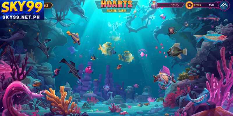 Multiplayer arcade fishing game room in the Philippines